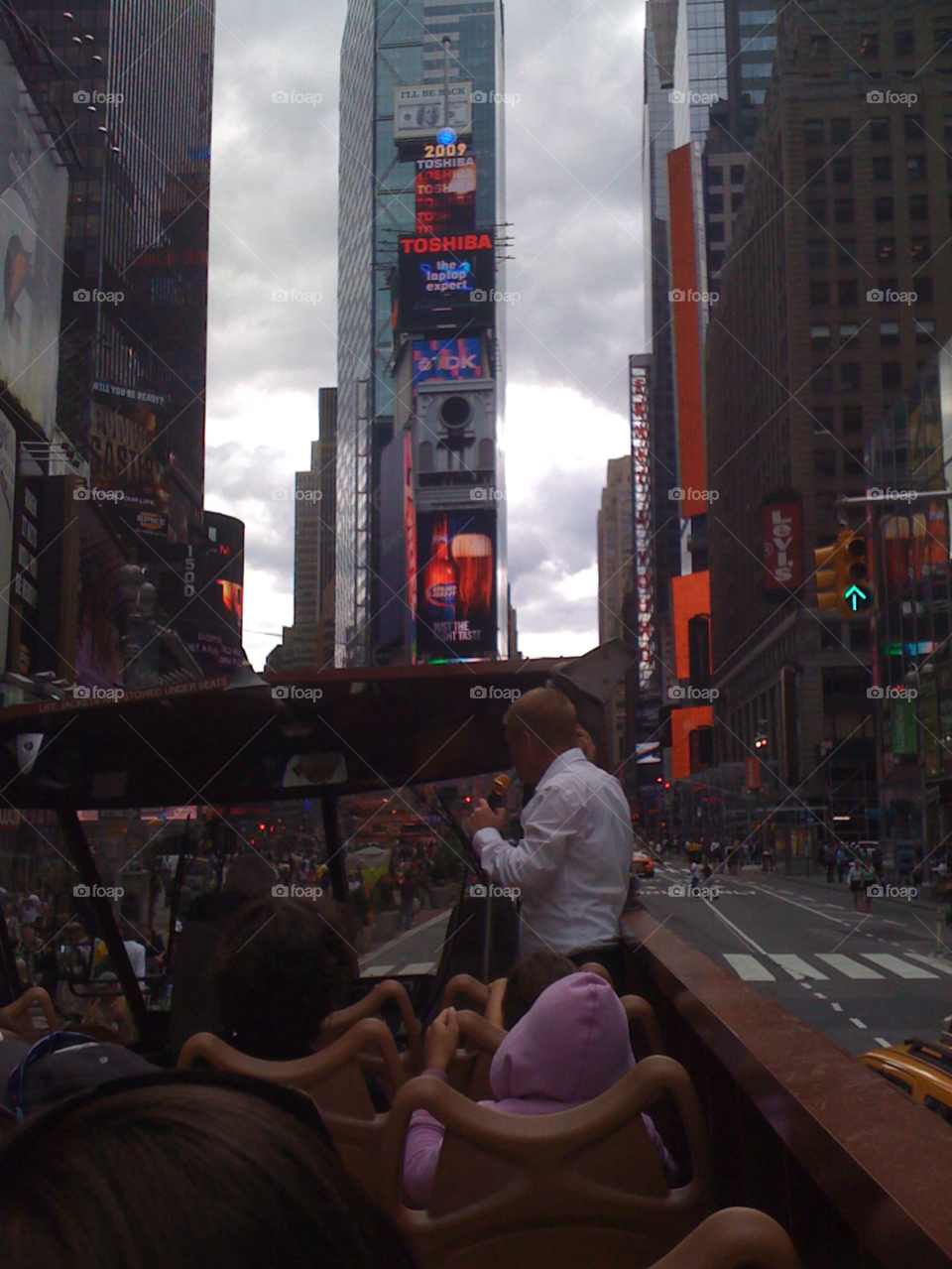 ny city view tourists by michaella