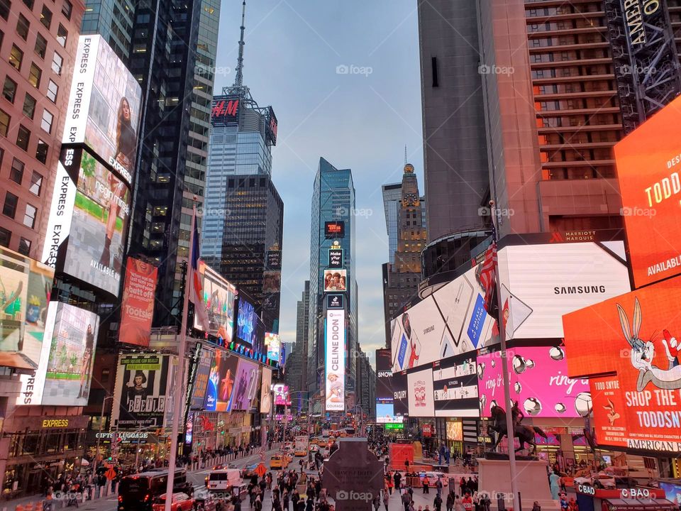 Times Square in New York City