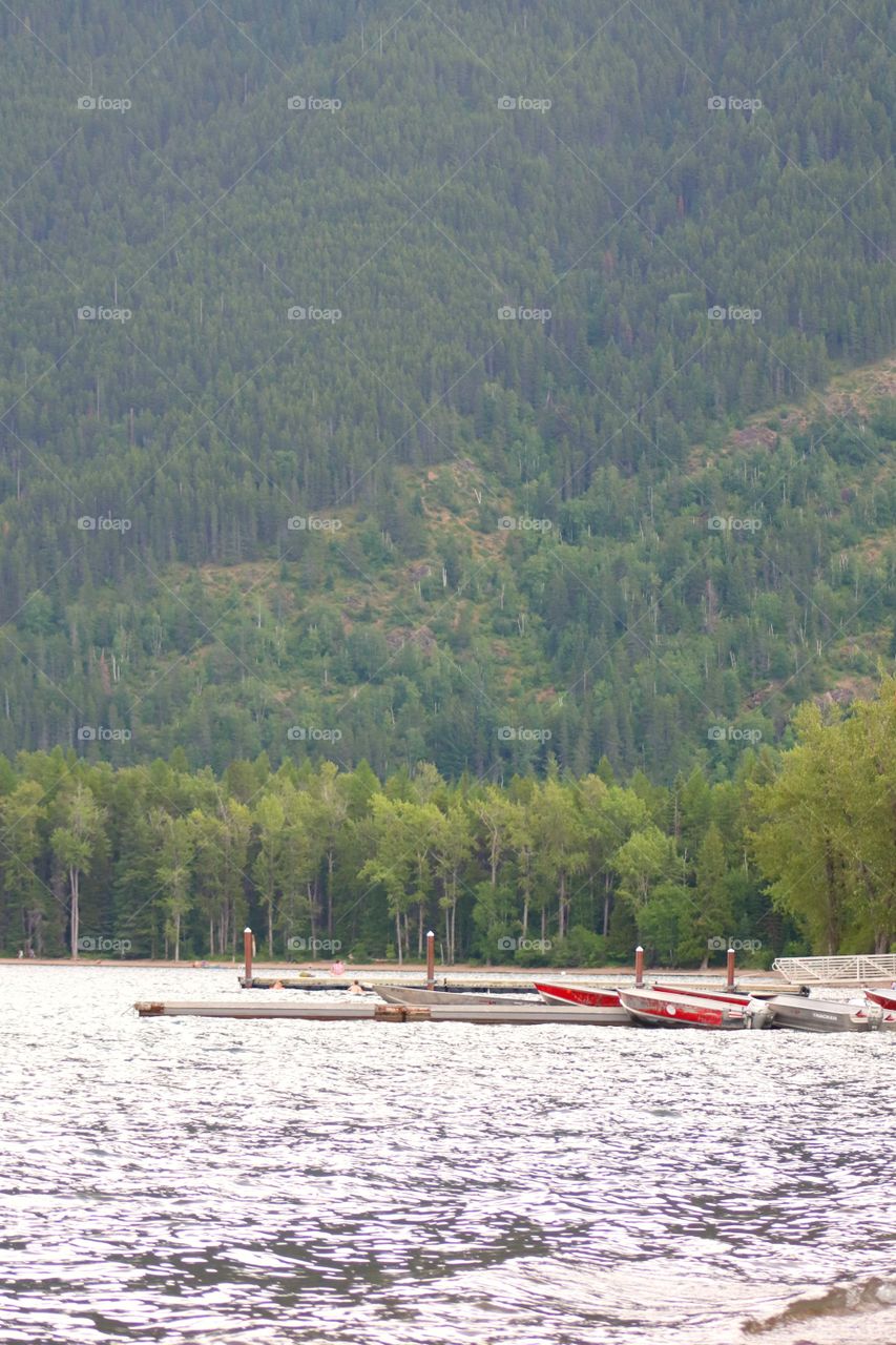 Canoes at the Dock