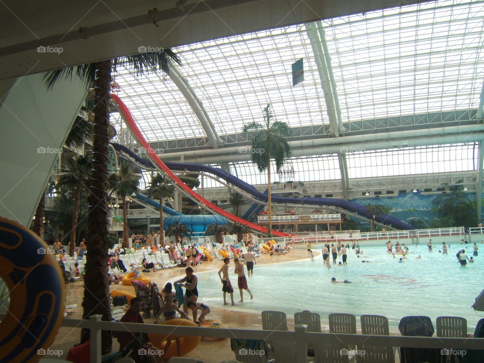 West Edmonton Mall Waterpark and Wave pool 