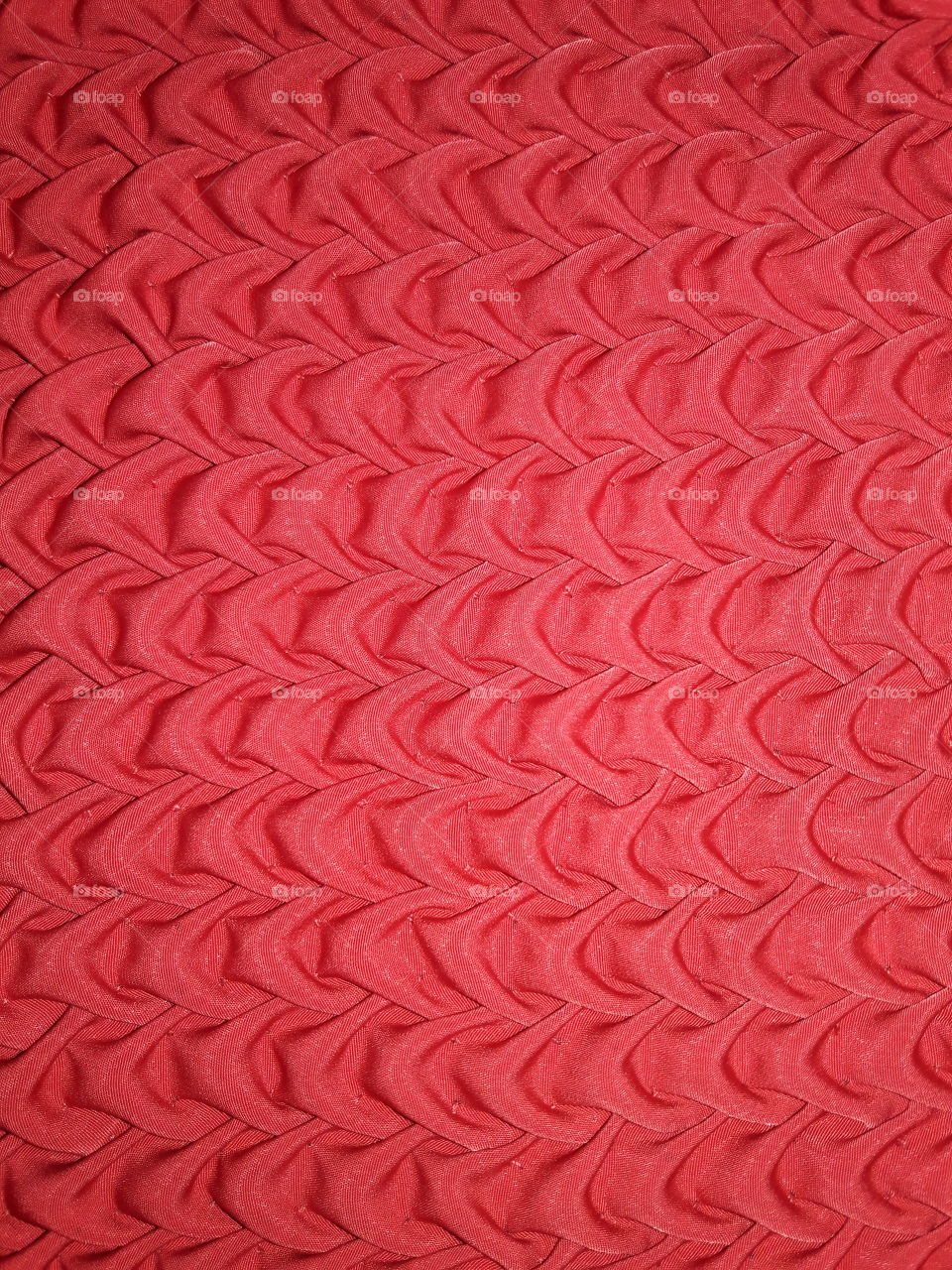 cloth handmade folds stitch together getting 1 pattern in red