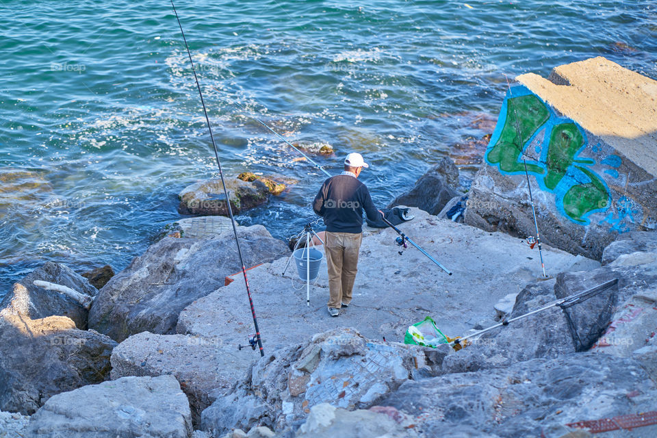 Fishing on Barcelona