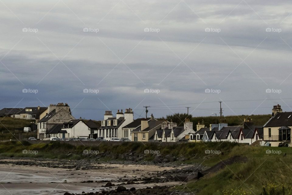 Old scottish seaside