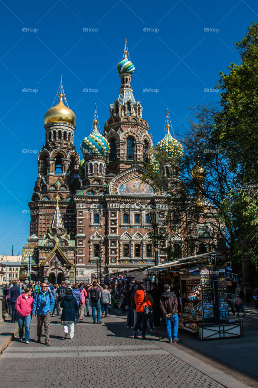 Spilled Blood Church, St. Petersburg, Russia