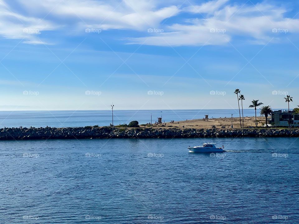 Beautiful day at the Lookout Point in Corona del Mar 