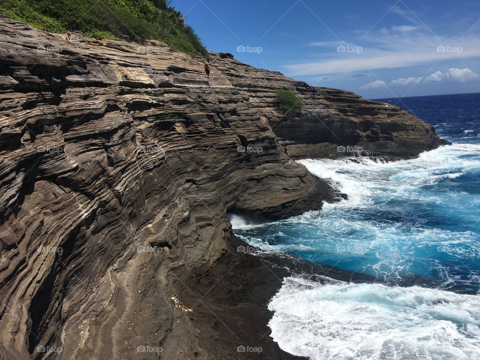Spitting Caves Oahu Hawaii 2016