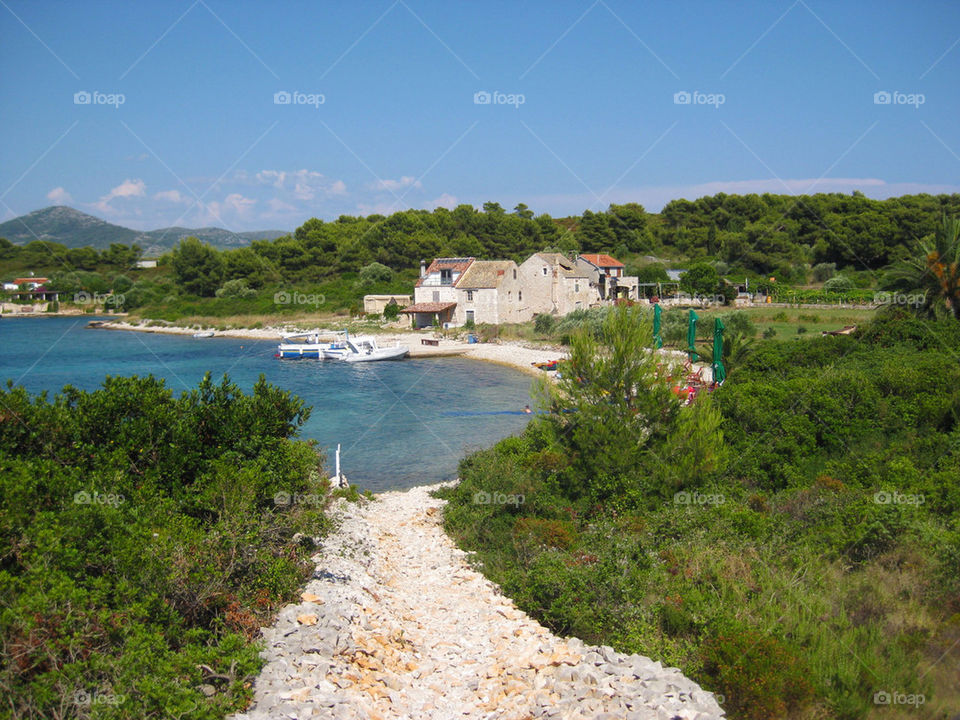 Idyllic place in croatia