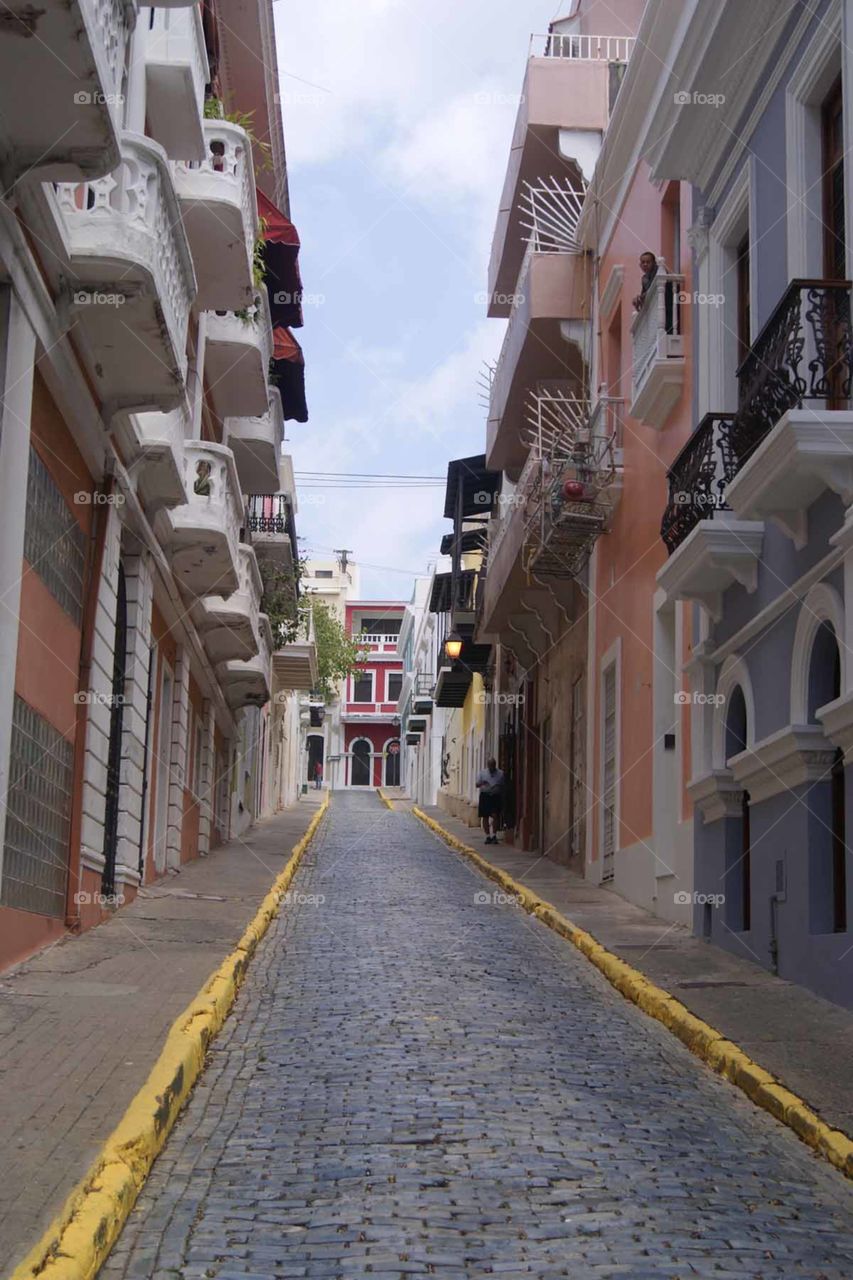 The streets of San Juan 