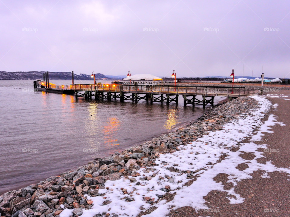 ossining ny snow winter river by delvec