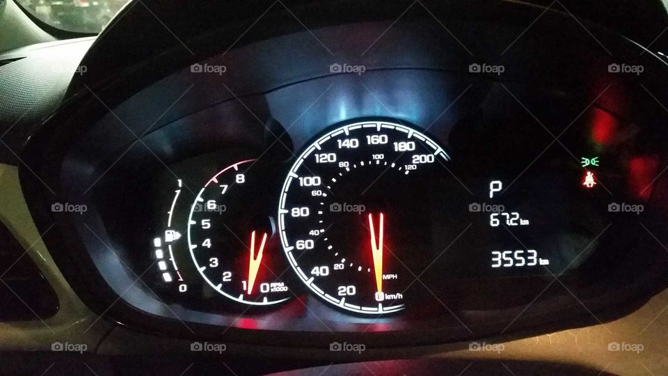 Dashboard Speedometer Odometer