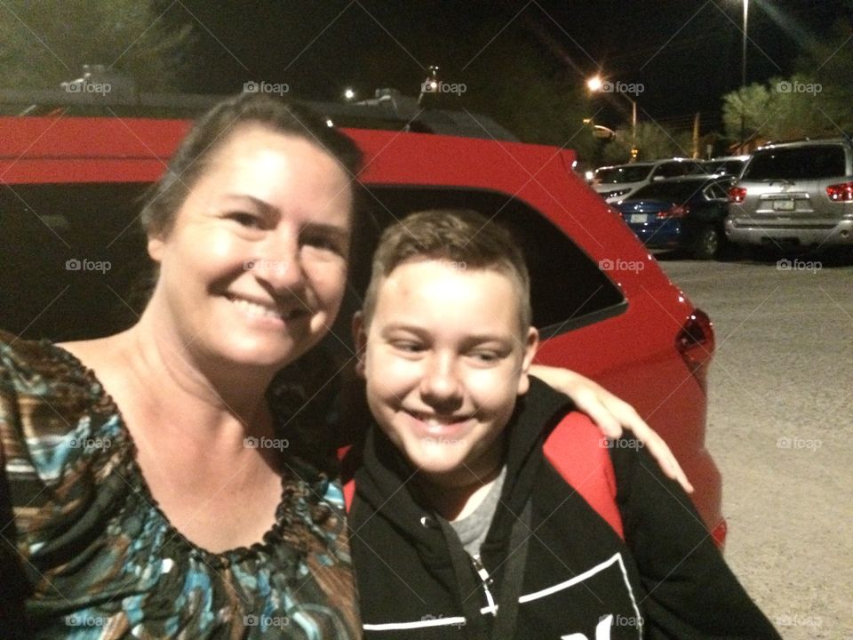 Portrait of a mother with her son