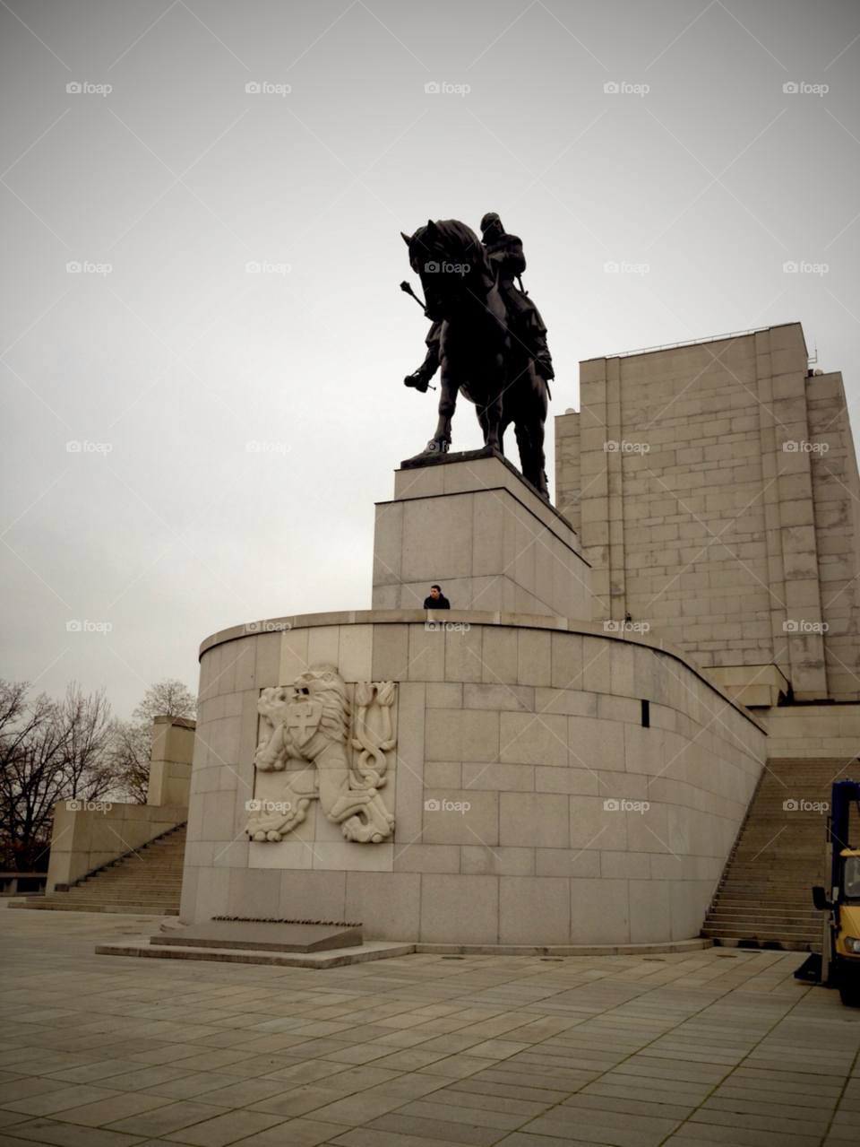 tomb of the unknown soldier army museum jan zizka equestrian statue by bmrslc