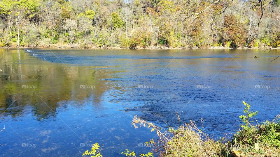 New River flowing through Radford Virginia