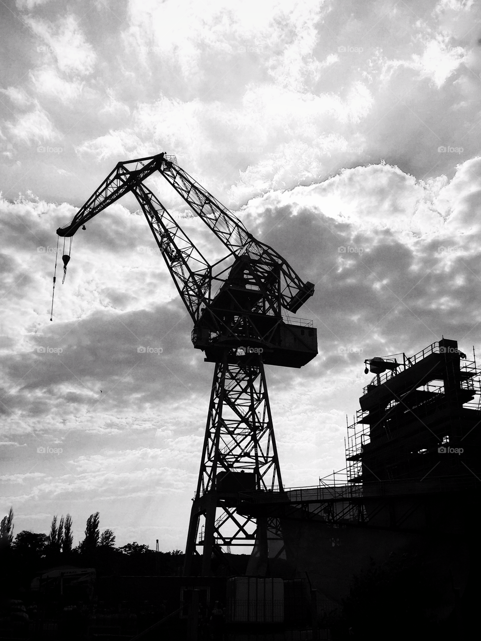 Shipyard crane