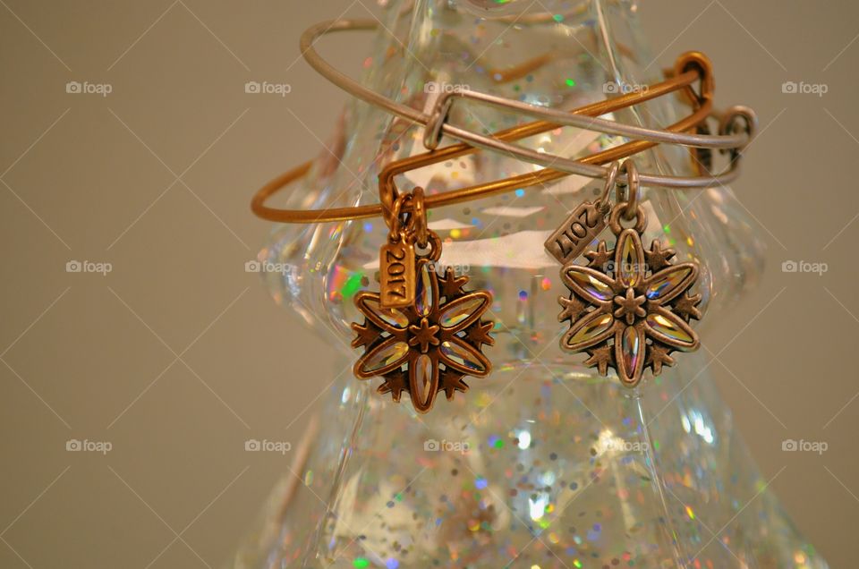 Alex and Ani Limited edition snowflake bangle #2017