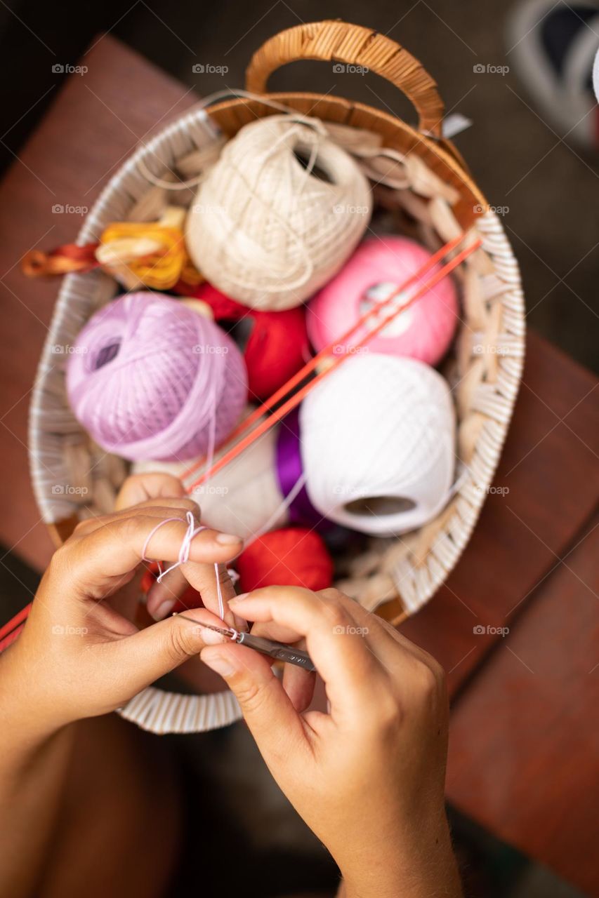 Crocheting