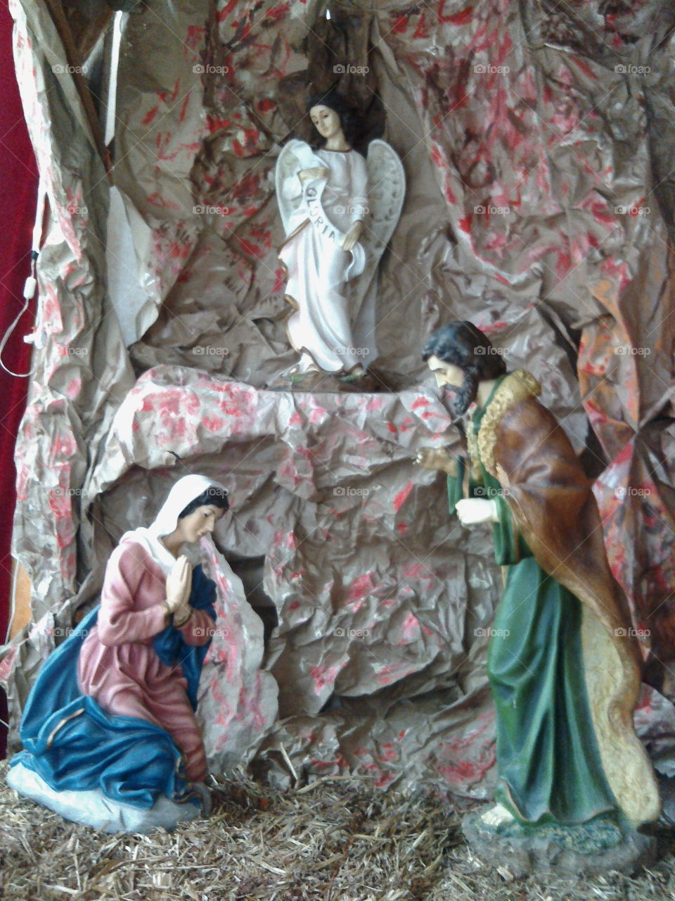 Birth (Jose and Maria before the arrival of the child Jesus)
