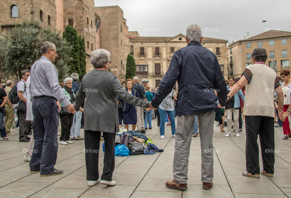 Elderly from behind 