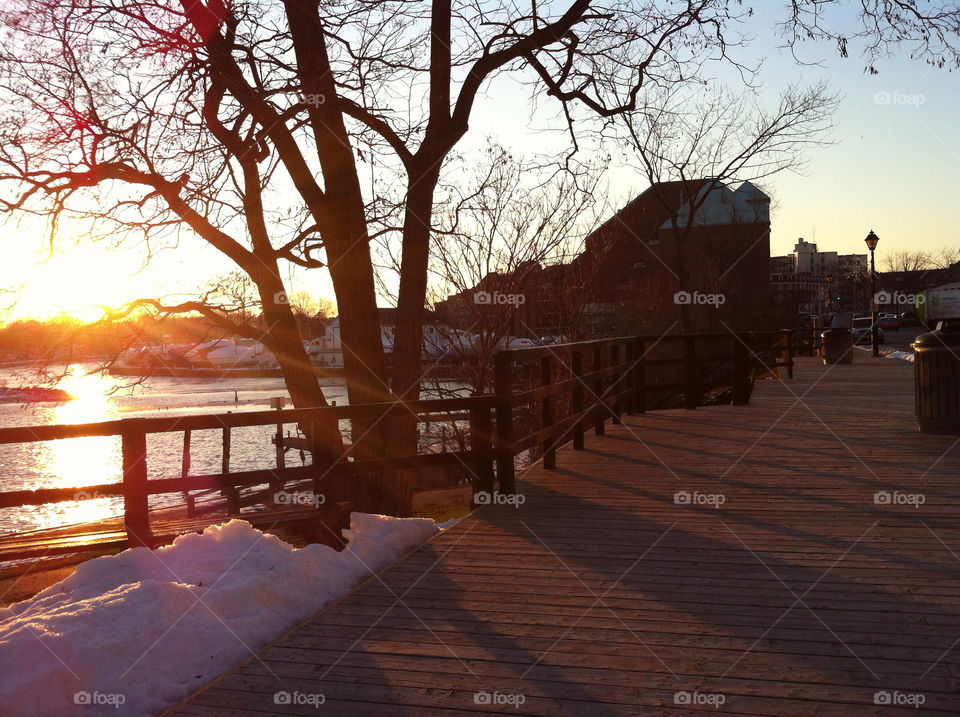 Spring on the boardwalk