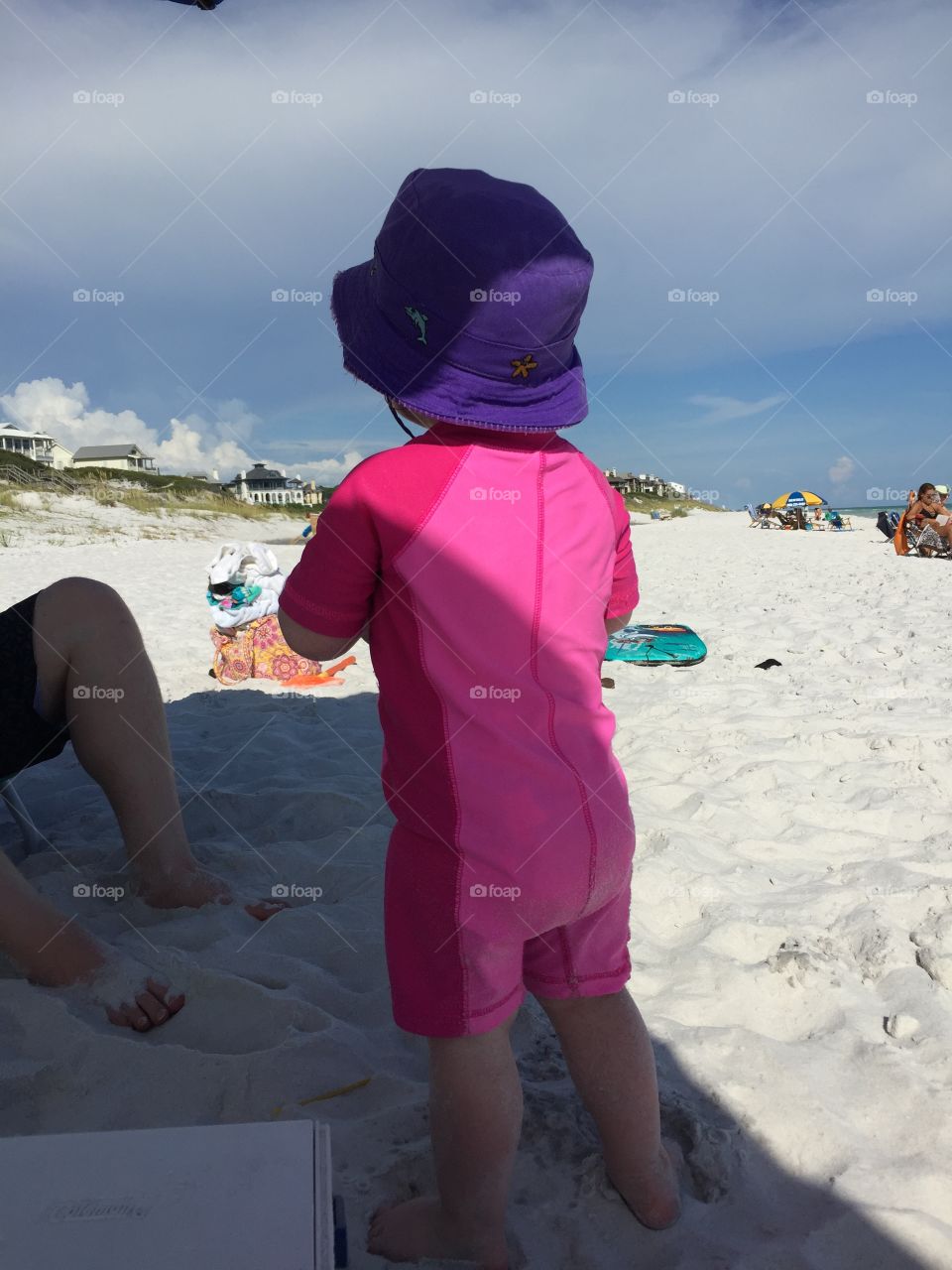 Baby at the beach