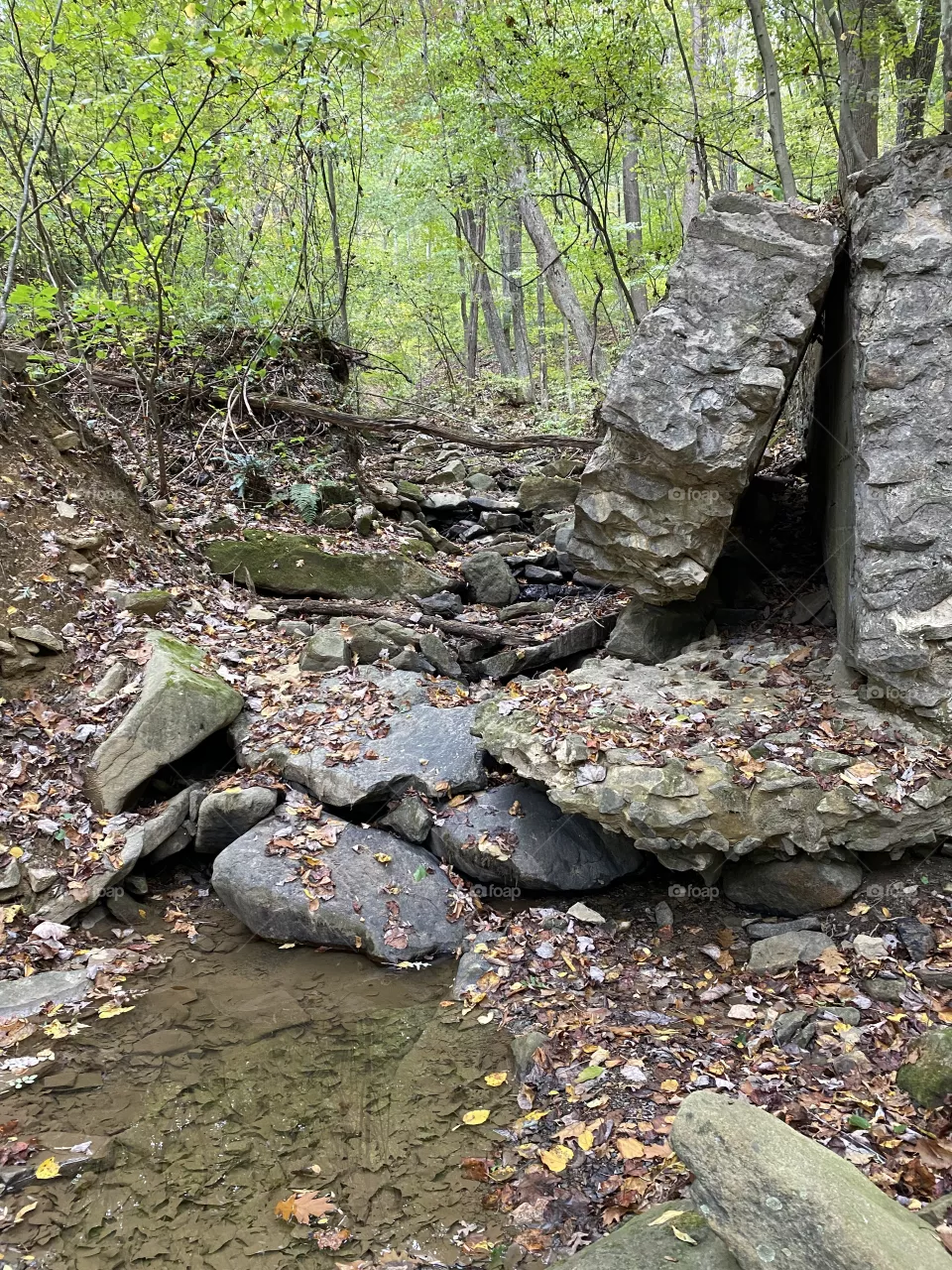 The ruins of a once mighty rail road 