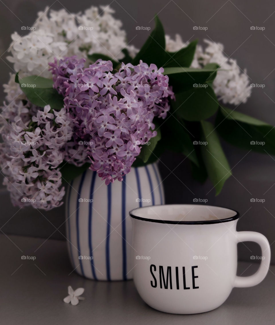 Smiley spring mug