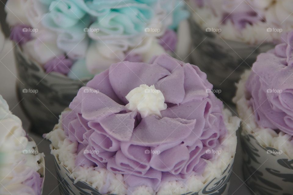special purple cupcake