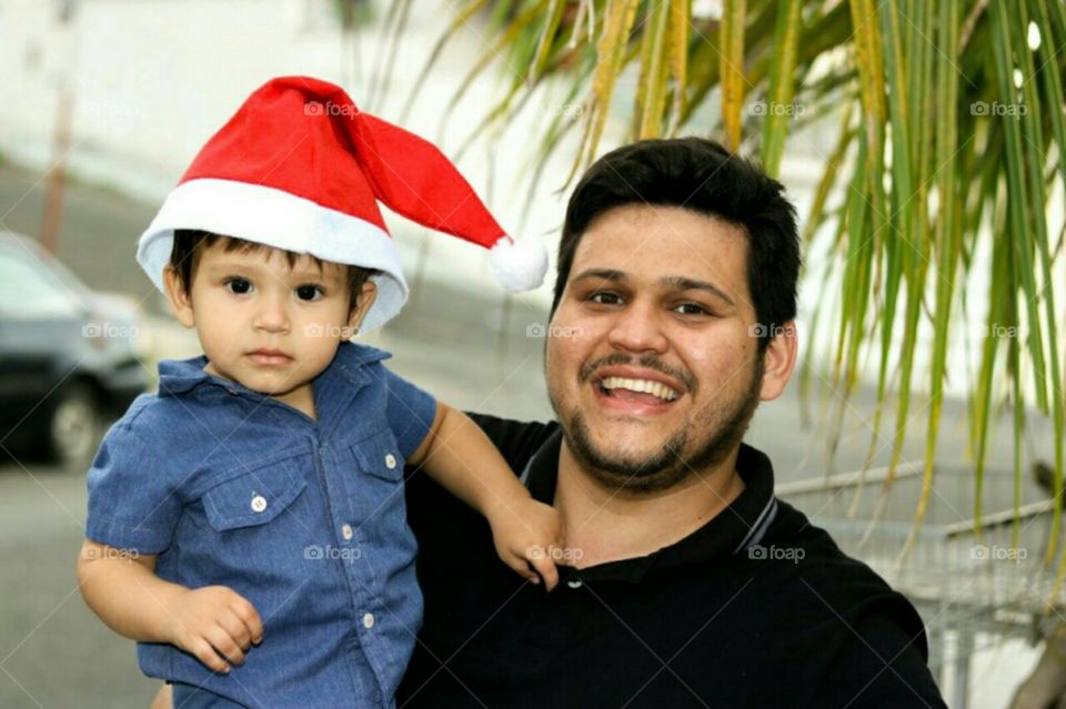 Brincando  de papai noel