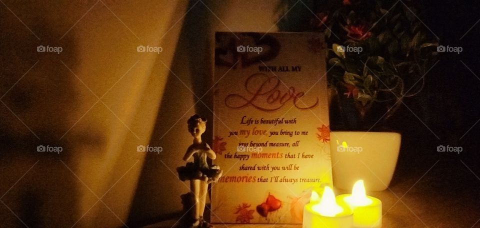 This is how my room looks in the night total peace 🕊️