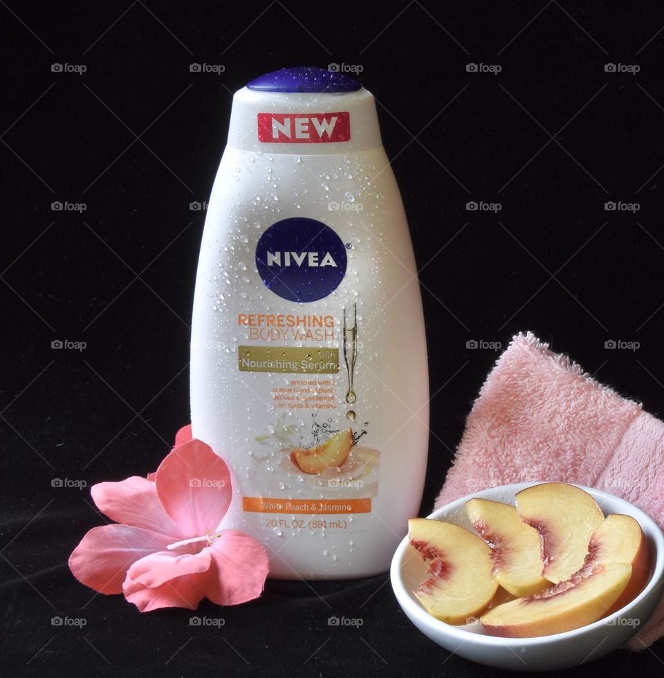 Nivea peach body wash