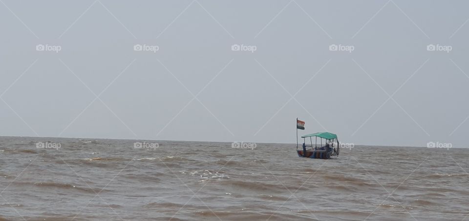 jampore beach, daman, gujarat, india