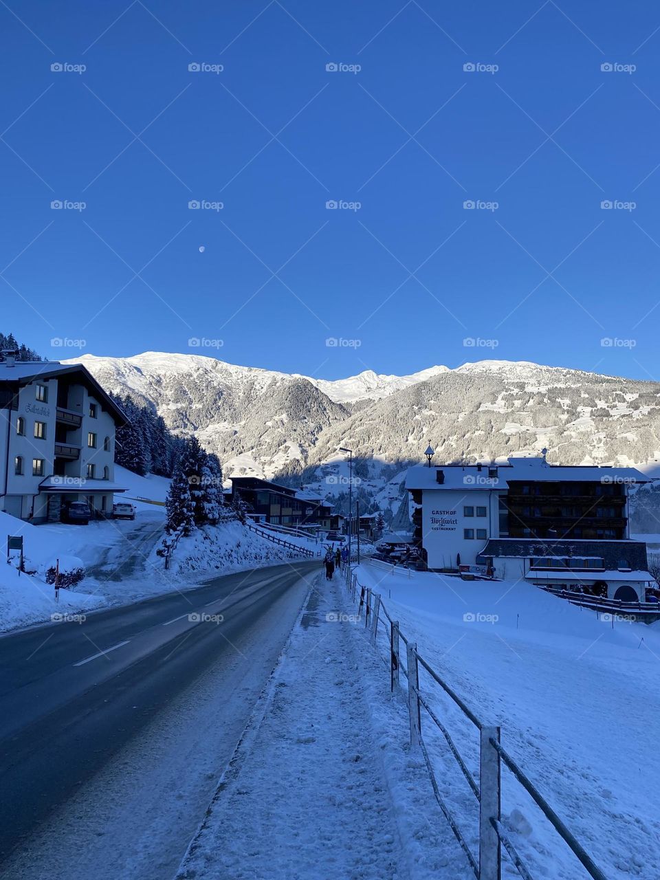 Sunrise in the mountain