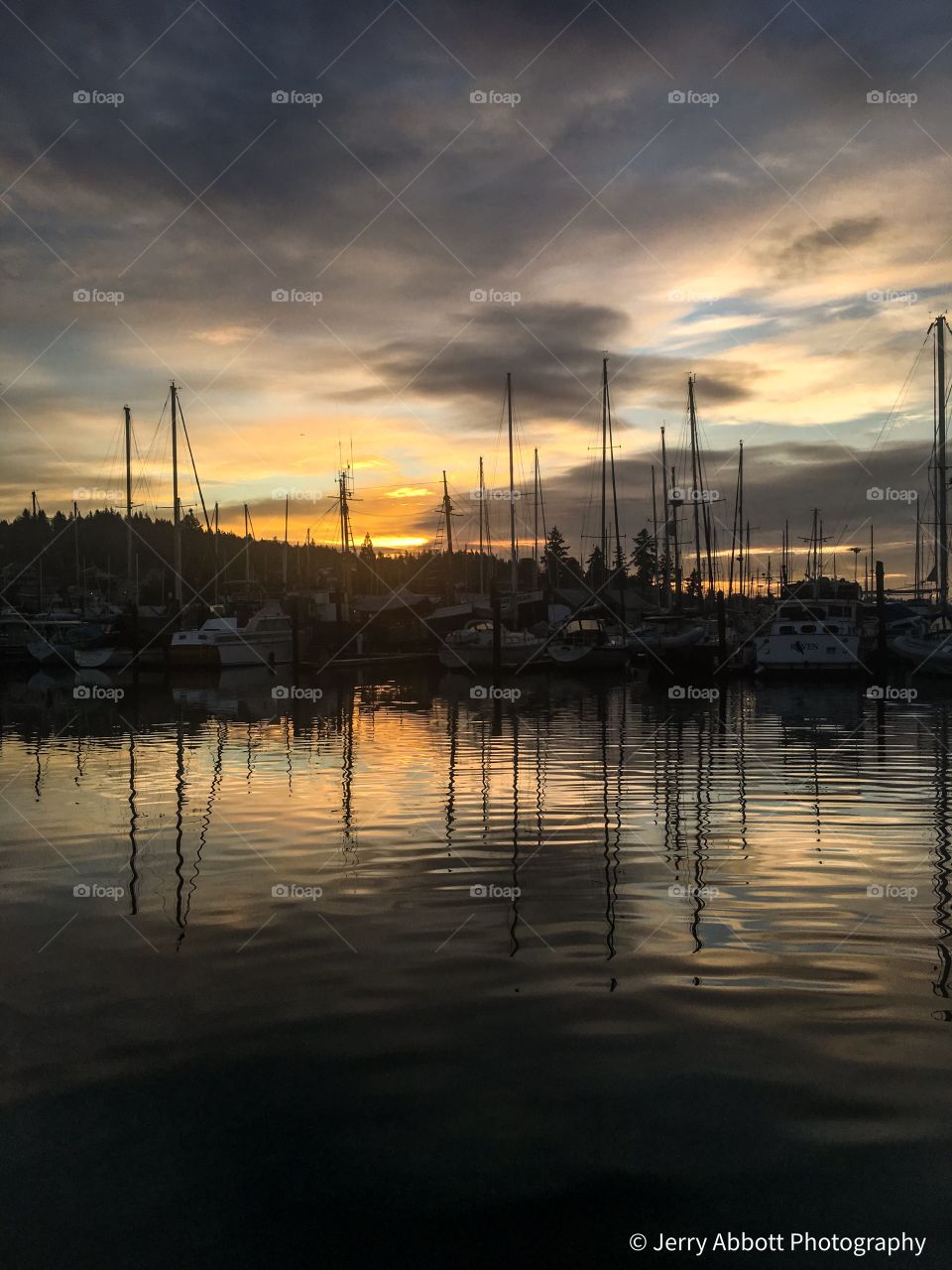 Winter Sunrise at Poulsbo Marina