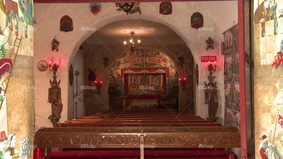 Teatro dell'opera dei pupi dei Fratelli Cuticchio. Palermo