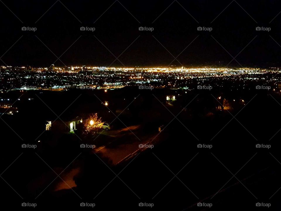 City Lights - night View from Signal Hill.