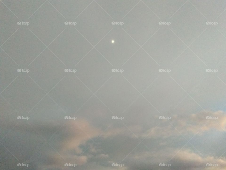 The sun has set and the moon arise.