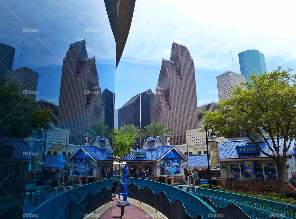 Dallas or Austin Texas skyline. Sonewhere in Texas downtown buldings