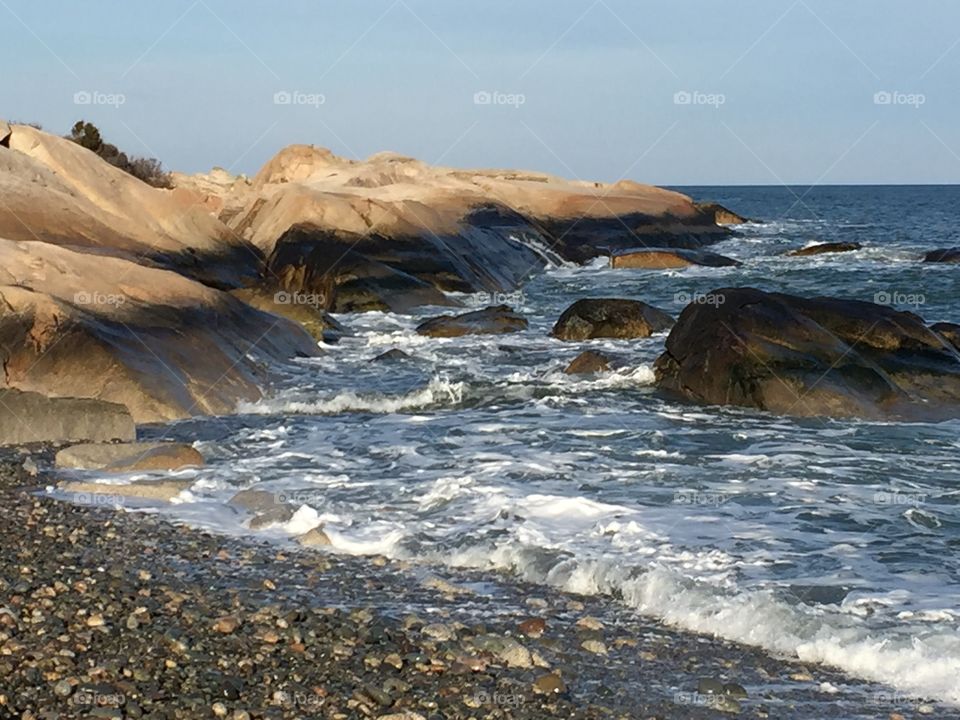 Minot Light Beach, Scituate Massachusetts-USA