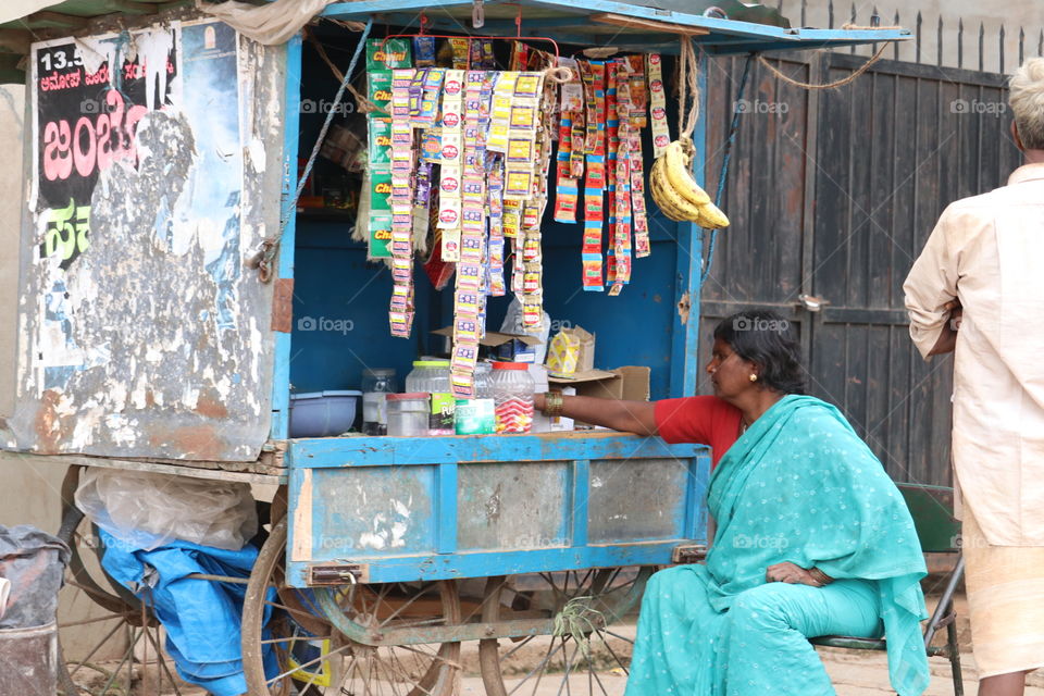 People, Market, Commerce, Man, Sell