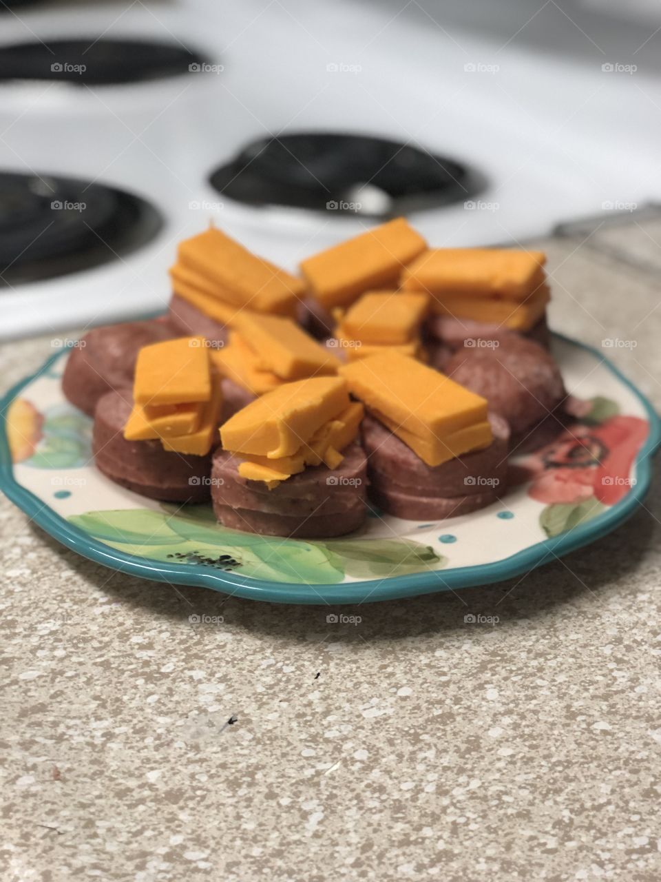 Summer sausage and cheddar 