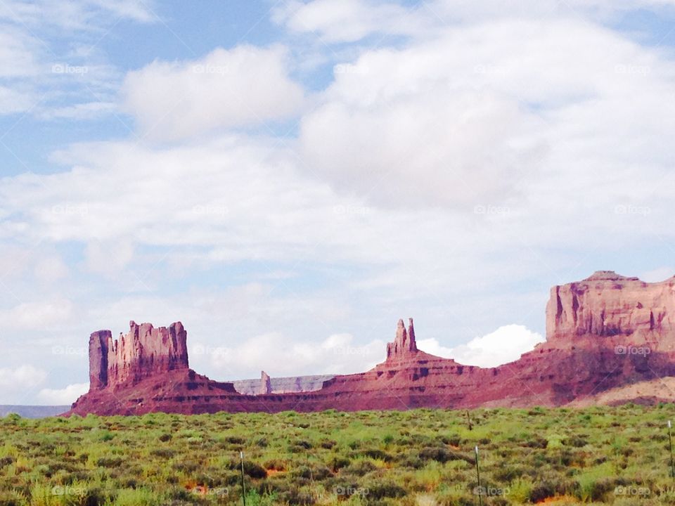 Near the Monument valley 