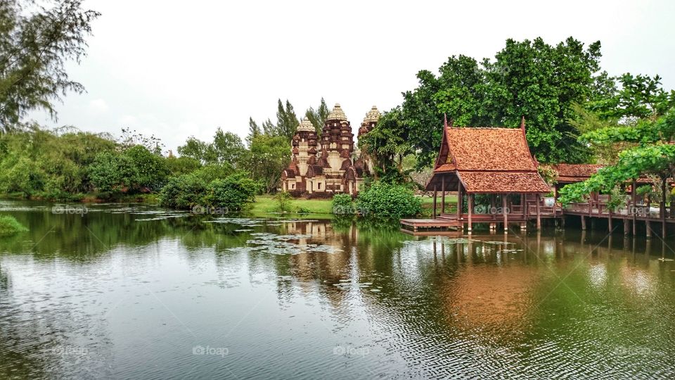 pavilion Thai . Pavilion @ MuangBoRan samutprakan Thailand, landmark

