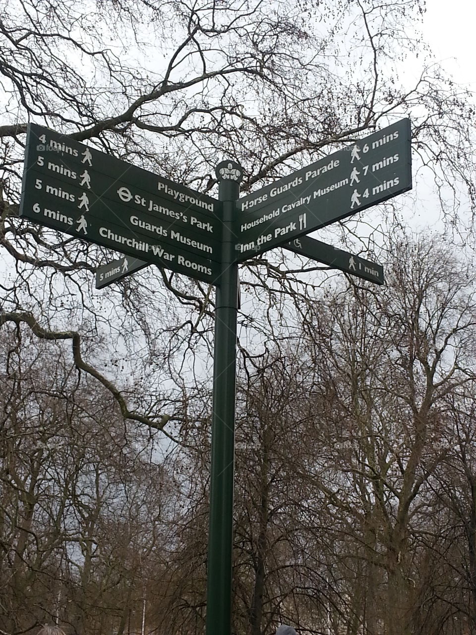 London: street sign