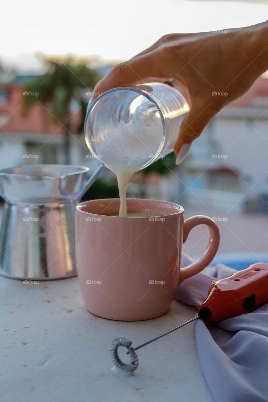 Coffee with milk
