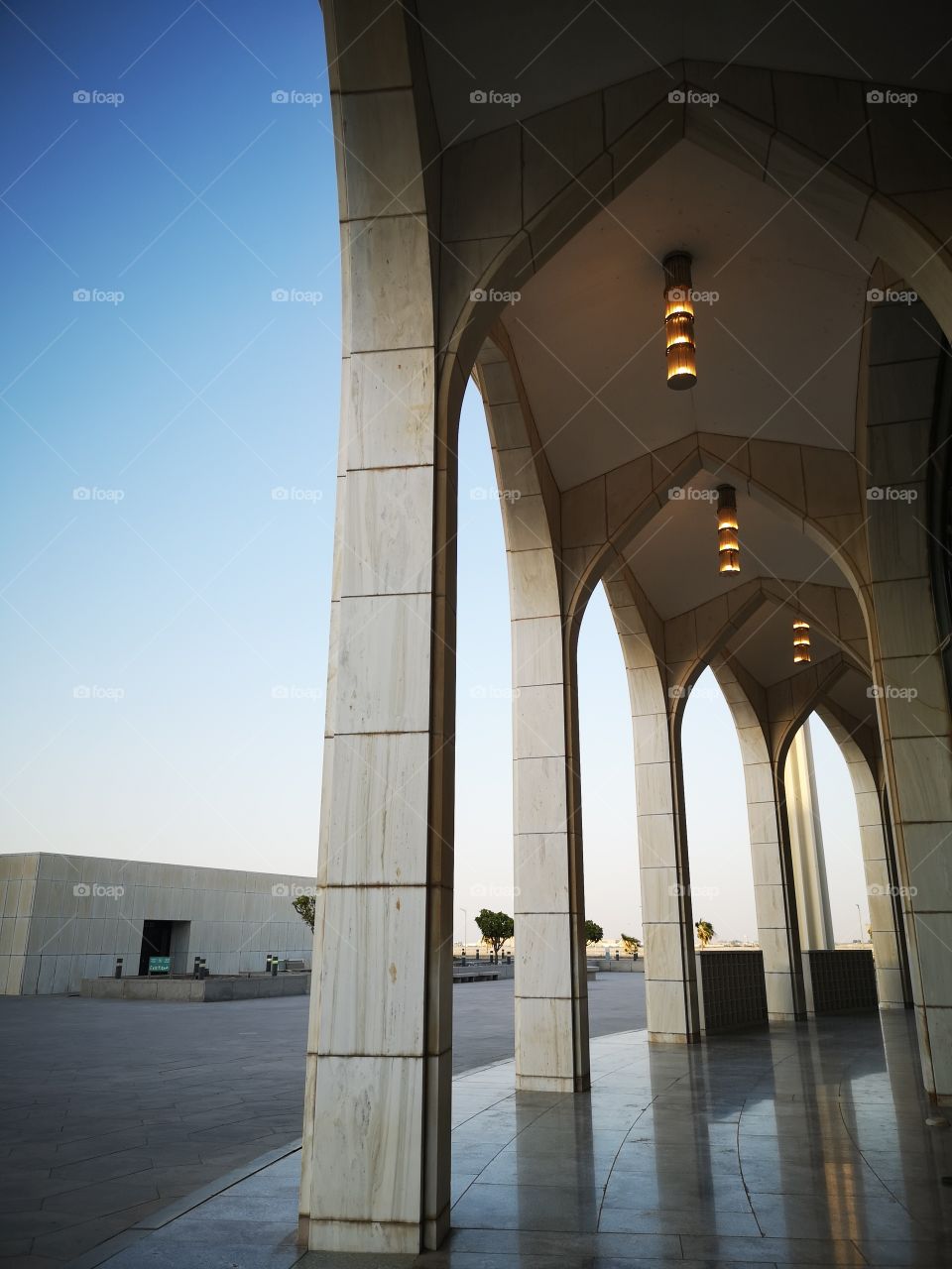 The shape of a building