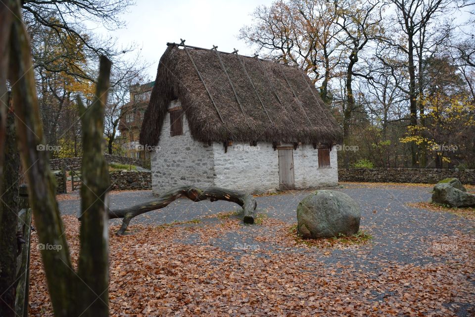 Traditional dwelling in Sweden 