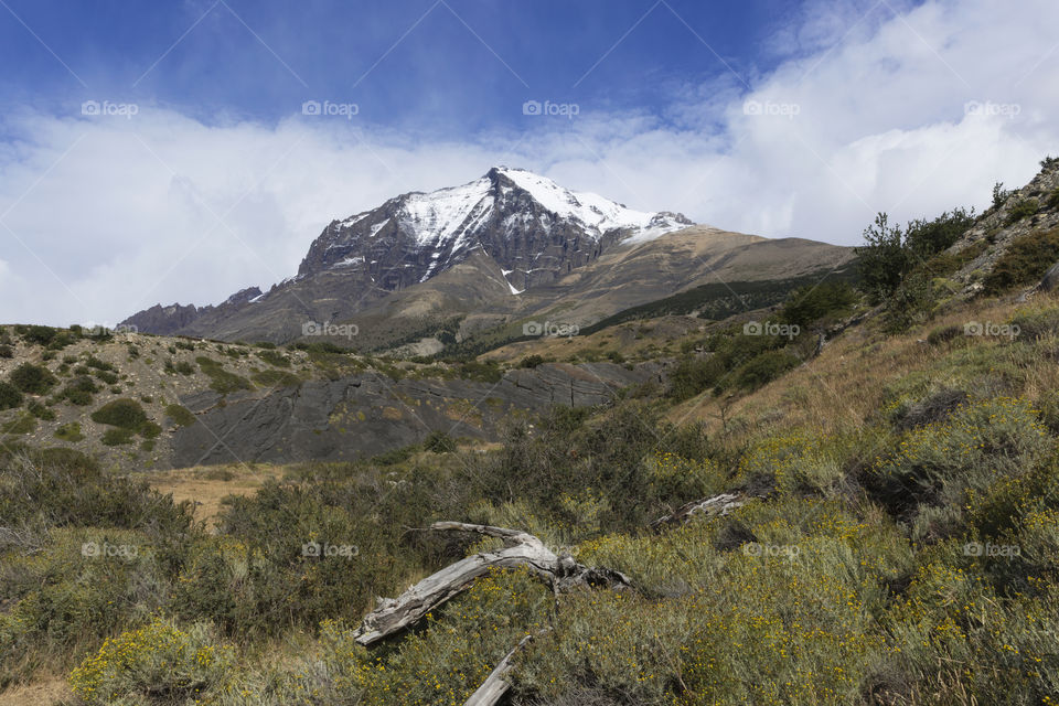 The mountain in Patagonia.