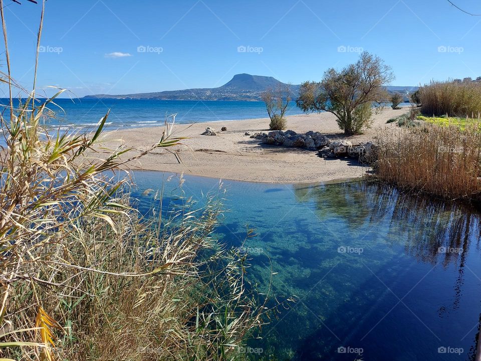 River Sea Crete