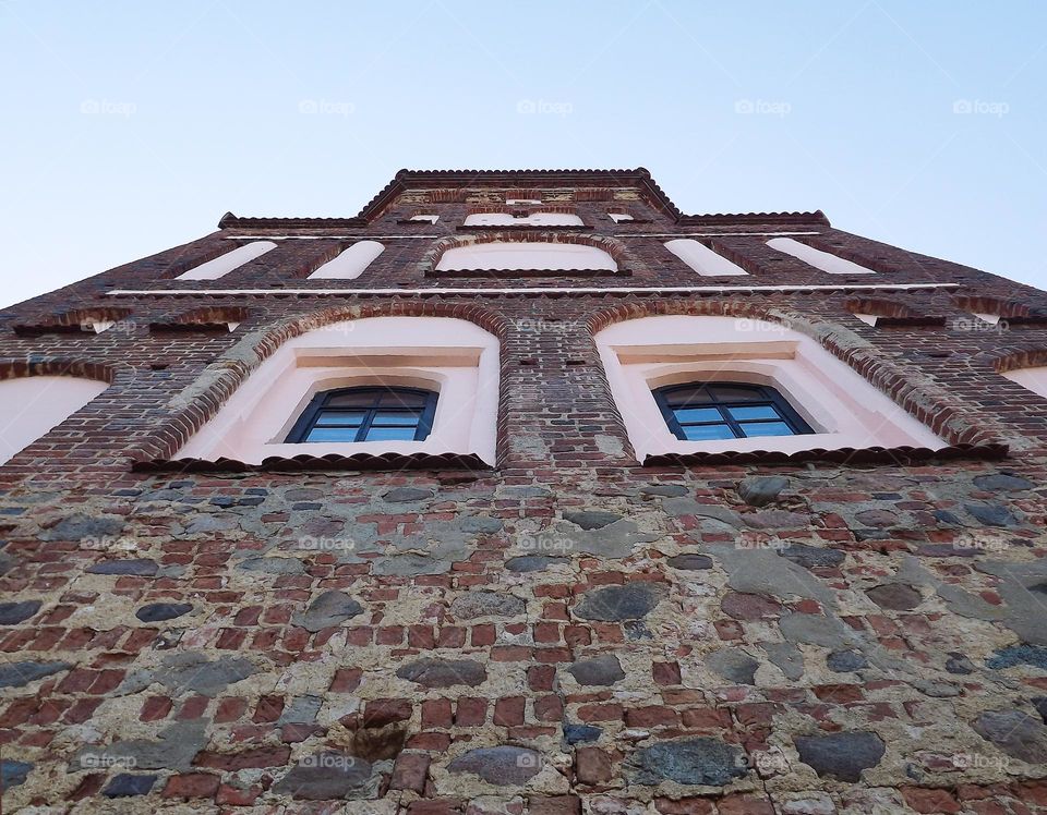 old building roof