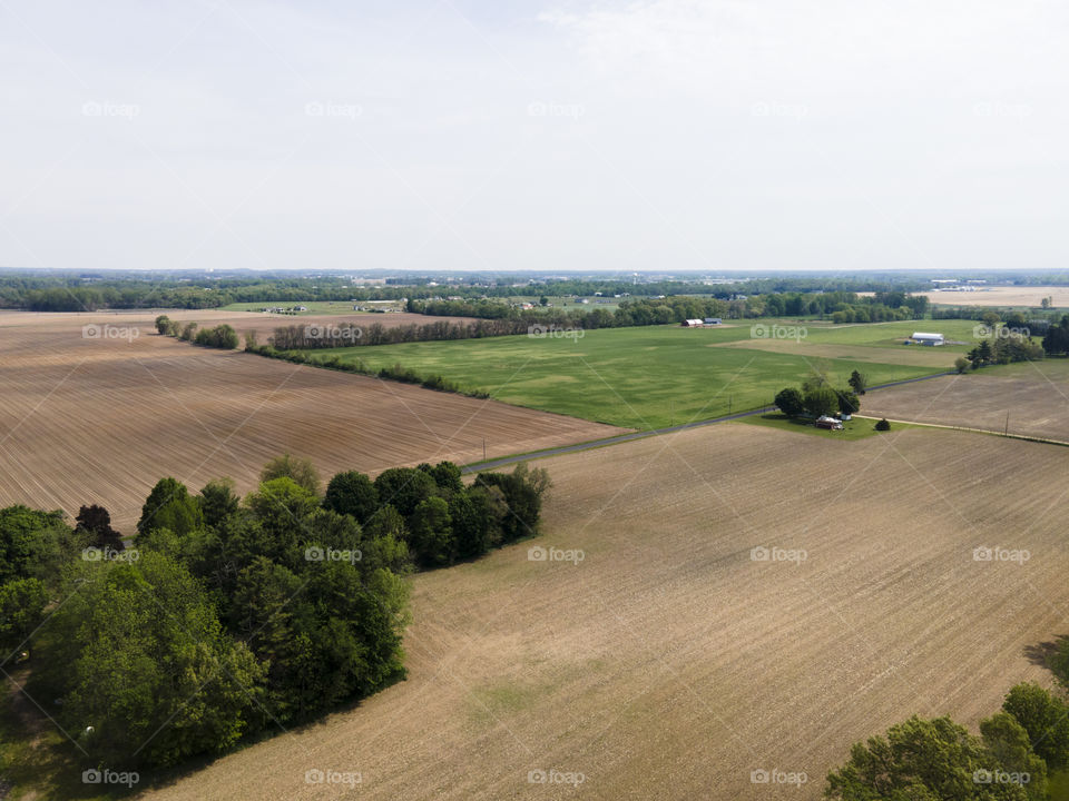 Rural Aerial Landscape 